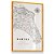 Quadro Mapa Cidade Santos São Paulo Ruas - Imagem 3