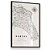 Quadro Mapa Cidade Santos São Paulo Ruas - Imagem 2