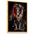 Quadro Decorativo Leão Colorido Grafite Estiloso - Imagem 3