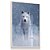 Quadro Decorativo Lobo Branco Neve Animal Natureza - Imagem 1