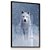 Quadro Decorativo Lobo Branco Neve Animal Natureza - Imagem 2