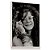 Quadro Decorativo Música Foto Janis Joplin Preto e Branco - Imagem 2