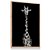 Quadro Decorativo Girafa Preto e Branco Pescoço - Imagem 4