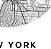 Quadro Decorativo Mapa Manhattan Nova York Nome de Ruas New York - Imagem 5