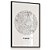 Quadro Decorativo Mapa Cidade Paris França - Imagem 1
