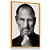 Quadro Decorativo Steve Jobs Preto e Branco Apple - Imagem 3