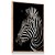 Quadro Decorativo Zebra Animal Listras Preto e Branco - Imagem 4