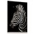 Quadro Decorativo Zebra Animal Listras Preto e Branco - Imagem 1