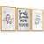 Quadro Infantil Menino Aviãozinho Elefantinho Sonhe Alto Kit 3 Quadros - Imagem 4