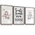 Quadro Infantil Menino Aviãozinho Elefantinho Sonhe Alto Kit 3 Quadros - Imagem 3