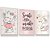 Quadro Decorativo Elefantinha Rosa Sonhe Alto Estrelas Kit 3 Quadros - Imagem 1