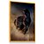 Quadro Decorativo Cavalo Selvagem Negro Corrida Deserto - Imagem 3
