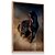 Quadro Decorativo Cavalo Selvagem Negro Corrida Deserto - Imagem 4
