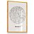 Quadro Decorativo Mapa Cidade Beirut Líbano Nome de Ruas - Imagem 3