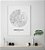 Quadro Decorativo Mapa Copenhagen Dinamarca Nome de Ruas - Imagem 3