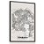 Quadro Decorativo Mapa Edimburgo País Escócia - Imagem 1