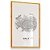 Quadro Decorativo Mapa Split Croácia Nome de Ruas País Cidades - Imagem 2