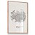 Quadro Decorativo Mapa Split Croácia Nome de Ruas País Cidades - Imagem 4
