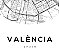 Quadro Decorativo Mapa Valência Espanha Nome de Ruas - Imagem 5