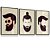 Quadro Decorativo Barbearia Barba Cabelo Kit 3 Quadros - Imagem 1