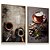Quadro Decorativo Kit 2 Café Chocolate Grãos Coffee - Imagem 4