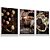 Quadro Decorativo Chocolate Bolo Bombom Chocolateria  Kit 3 Quadros - Imagem 2