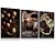 Quadro Decorativo Chocolate Bolo Bombom Chocolateria  Kit 3 Quadros - Imagem 1