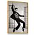 Quadro Decorativo Elvis Presley Retrô Dança Preto e Branco - Imagem 3