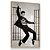 Quadro Decorativo Elvis Presley Retrô Dança Preto e Branco - Imagem 4