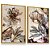 Quadro Decorativo Flores Floral Peônia Rose Moderna Pintura Kit 2 - Imagem 3