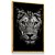 Quadro Decorativo Leoa Animal Rosto Preto e Branco - Imagem 3