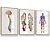 Quadro Coluna Vertebral Cérebro Corpo Humano Pés Esqueleto Kit 3 Quadros - Imagem 4