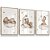 Quadro Decorativo Infantil Ursinho Dormindo Nuvem Pescando Estrelas Kit 3 Quadros - Imagem 1