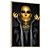 Quadro Decorativo Mulher Maquiagem Preto e Dourado Black Gold Fashion - Imagem 4