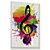 Quadro Decorativo Música Nota Musical Colorido - Imagem 1