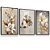 Quadro Decorativo Flor de Lírio Floral Arranjos  de Flores Kit 3 Quadros - Imagem 2