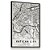 Quadro Decorativo Mapa Cidade Vaticano com Nomes de Ruas - Imagem 1