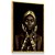 Quadro Decorativo Mulher Negra Jóias Mãos e Turbante Dourados Gold - Imagem 2