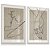 Quadro Decorativo Casal Rostos Mãos Minimalista Amor Traços Finos - Imagem 2