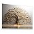 Quadro Árvore da Vida Branco Dourado Gold Lindo - Imagem 4