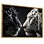 Quadro Decorativo Tigre Branco Pantera Negra Olhos Azuis Animais - Imagem 3