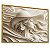 Quadro Decorativo Mulher Gesso Chapéu Elegante Ondas Tecido - Imagem 4