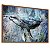Quadro Decorativo Baleia Azul Fundo Mar Natureza Animal - Imagem 2