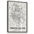 Quadro Decorativo Mapa Francisco Beltrão Paraná Brasil - Imagem 2