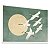 Quadro  Decorativo Pássaros Voadores Brancos Lua Gravura Japonesa - Imagem 2