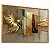 Quadro Decorativo Abstrato Tons Dourado Luxo Gold Folhagem - Imagem 6