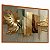 Quadro Decorativo Abstrato Tons Dourado Luxo Gold Folhagem - Imagem 2
