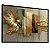 Quadro Decorativo Abstrato Tons Dourado Luxo Gold Folhagem - Imagem 4