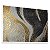 Quadro Decorativo Abstrato Tons Preto Dourado Branco Luxo - Imagem 2