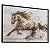 Quadro Decorativo Cavalo Crina Horse Animal Cores Neutras Pintura - Imagem 1
